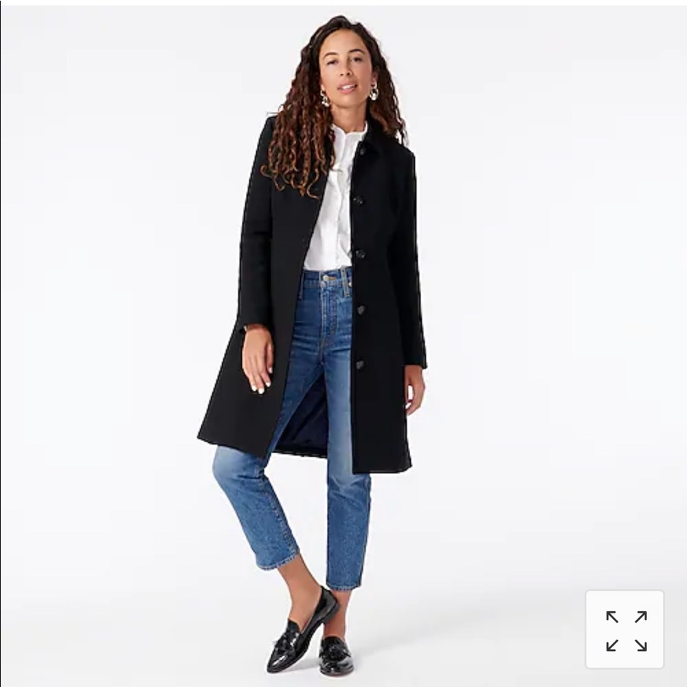 J Crew Double Cloth Lady Day Wool coat